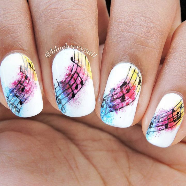 Musical Nail Art
 18 Music Nails and Nail Art Designs That Will Make You
