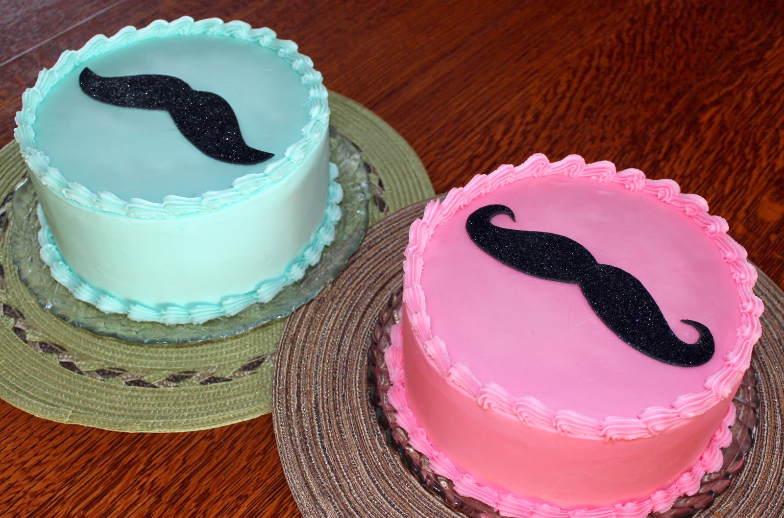 Mustache Birthday Cakes
 The Simple Cake Mustache Cakes