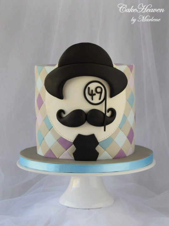 Mustache Birthday Cakes
 Moustache Birthday Cake Cake
