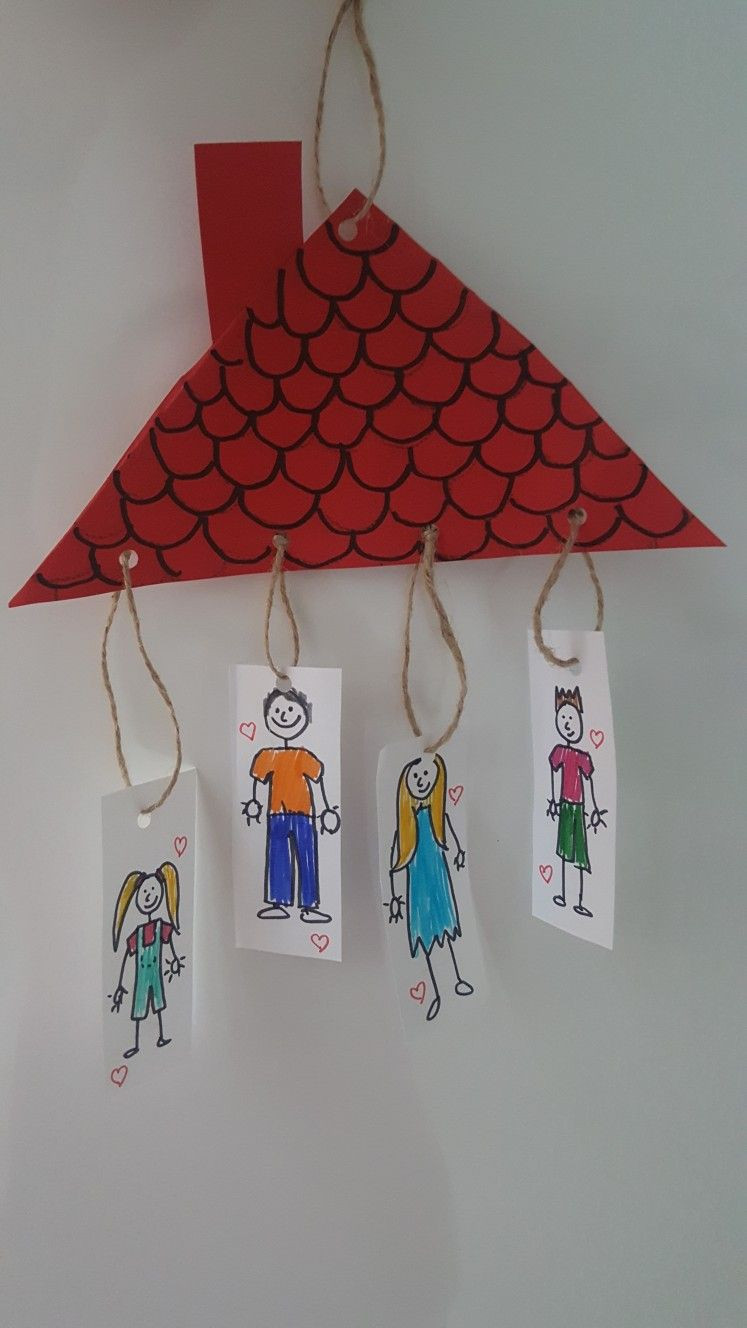 My Family Craft Ideas For Preschool
 Family theme craft idea