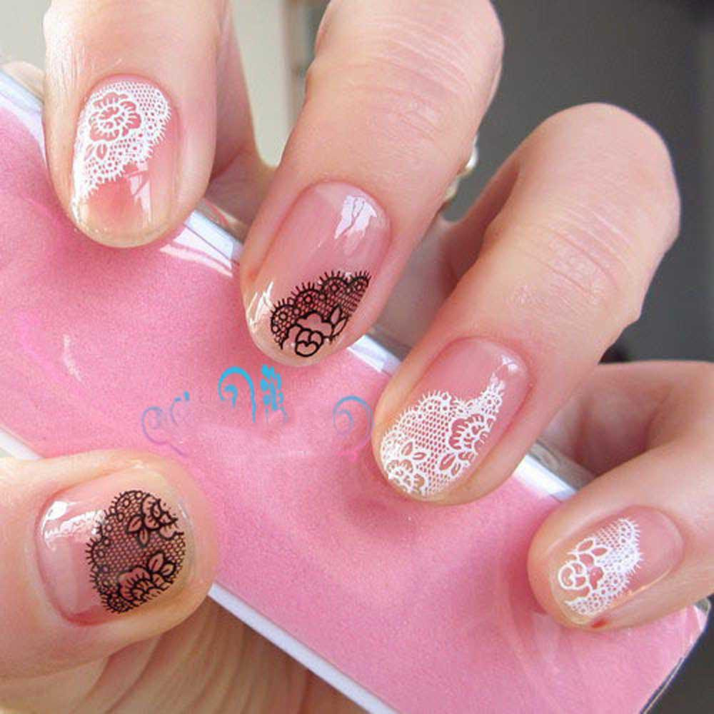 Nail Art Design Stickers
 30 Sheets Floral Design 3d Nail Art Stickers Decals