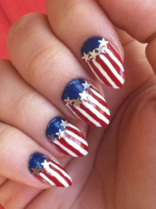 Nail Art Flags
 39 best American Flag Nail Art Designs images on Pinterest