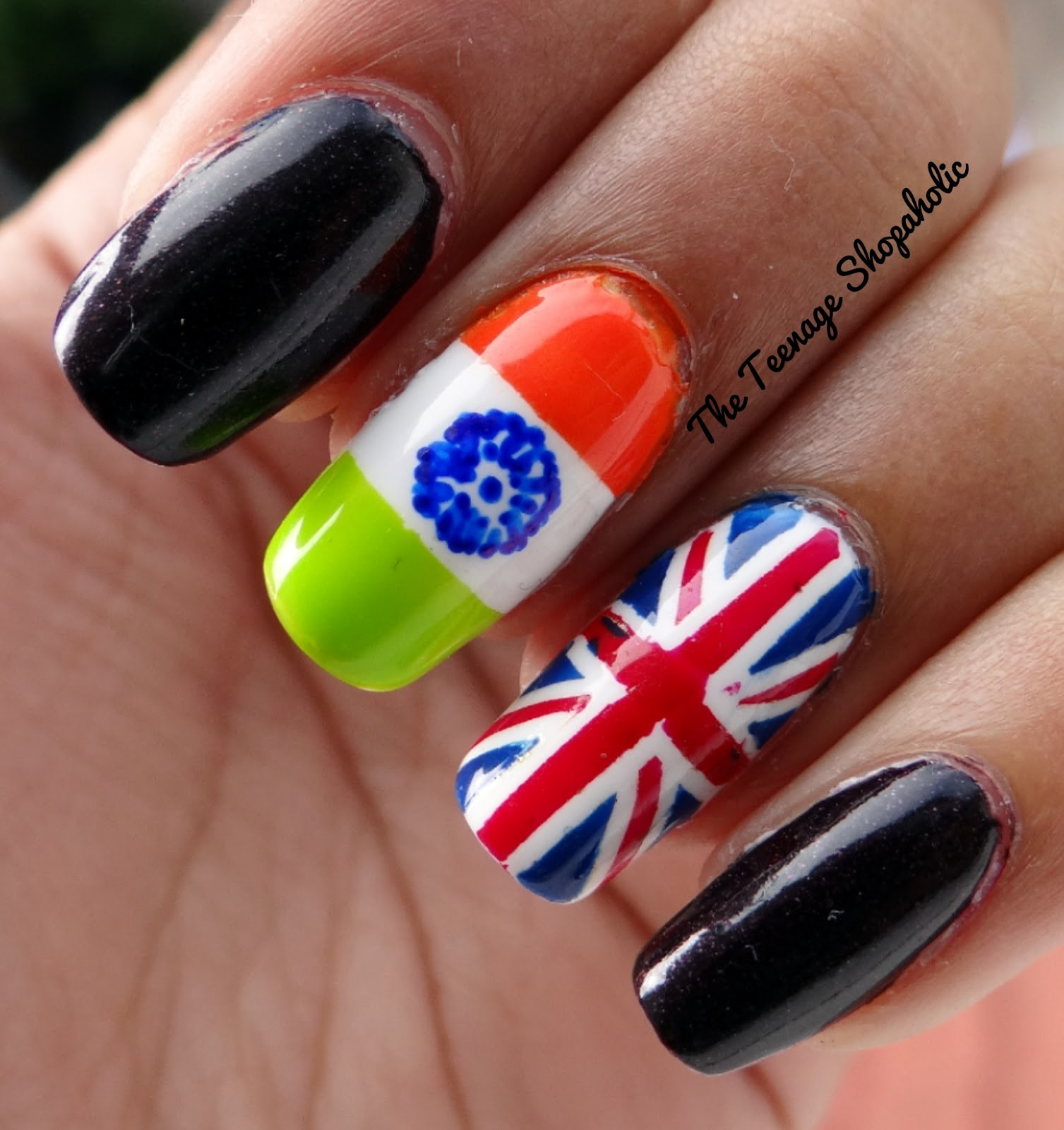 Nail Art Flags
 Diva s Diary 31 Days of Nail Art Challenge Day 28