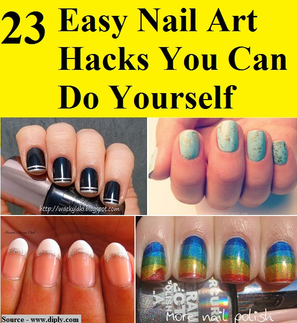Nail Art Hacks
 23 Easy Nail Art Hacks You Can Do Yourself HOME and LIFE