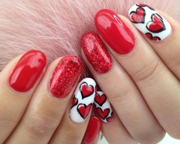 Nail Art Valentines Day Design
 30 Incredible Valentines Day Special Nail Art That will
