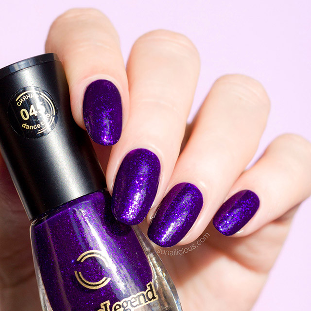 Nail Colors
 The Most Ultra Violet Nail Polish Purple Glitter Rain