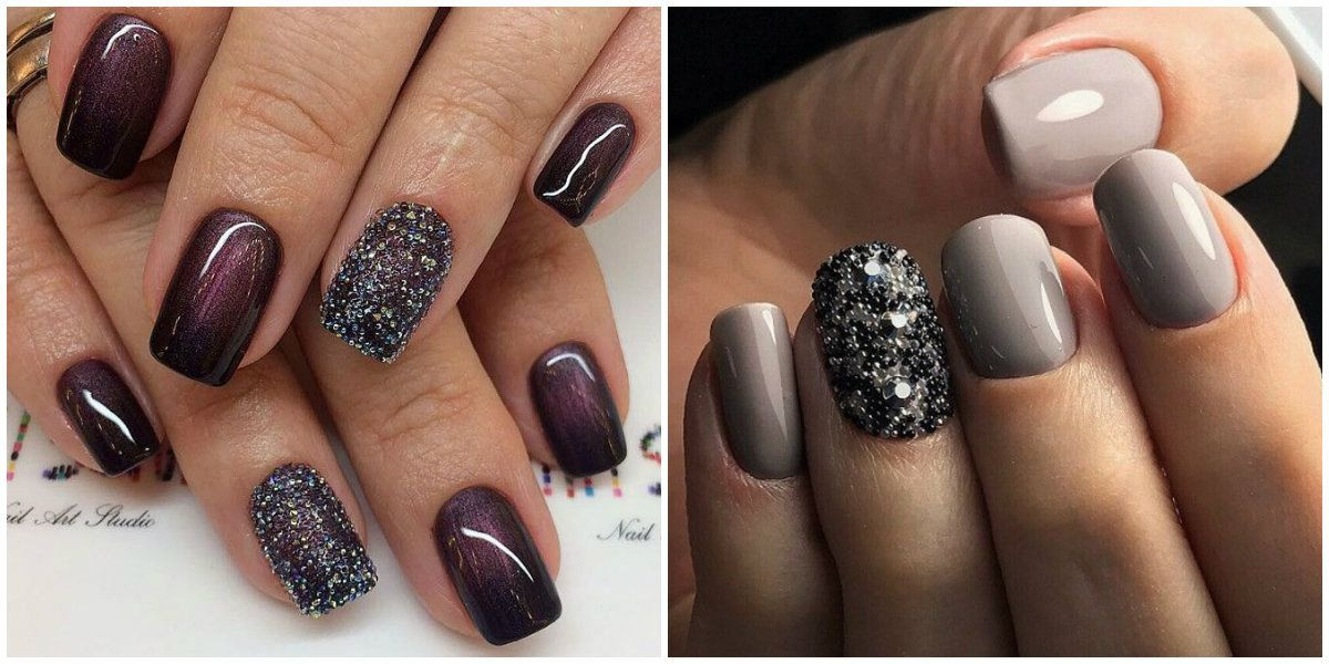 Nail Colors For Fall 2020
 Winter nail colors 2019 nail design with beads in 2019