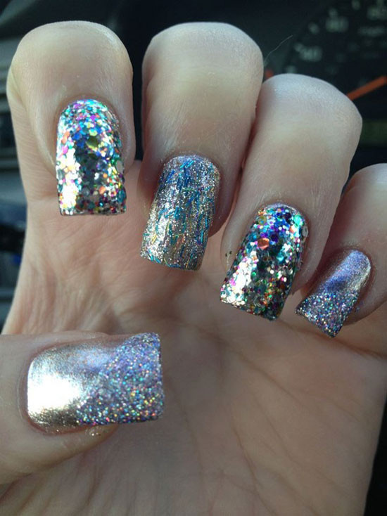 Nail Designs For New Years Eve
 10 Creative Happy New Year Eve Nail Art Designs 2012