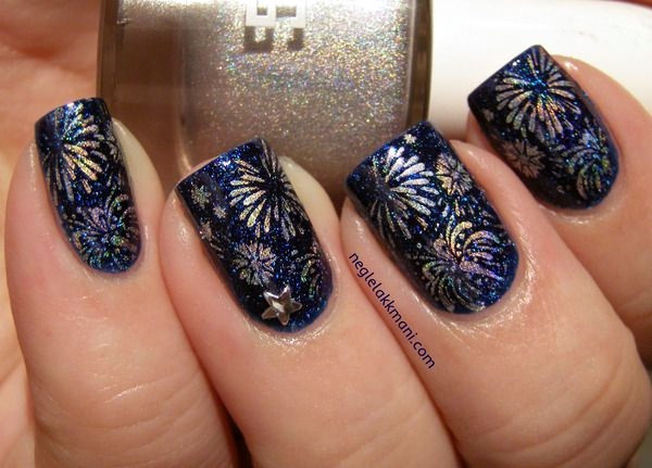 Nail Designs For New Years Eve
 65 Easy New Years Eve Nails Designs and Ideas 2019