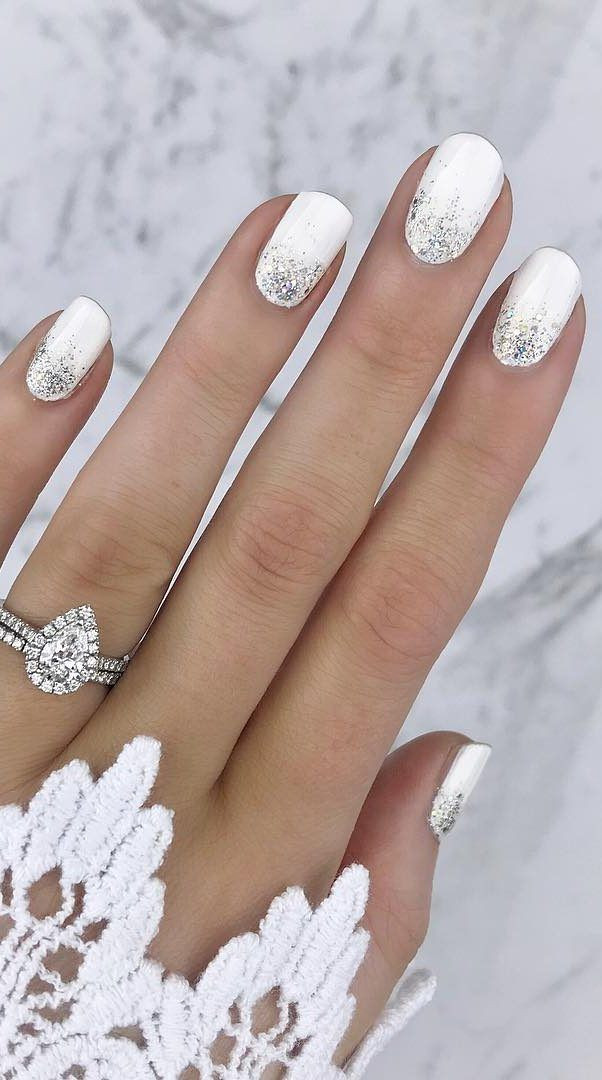 Nail Designs For Wedding Day
 Pin on Bride Nails