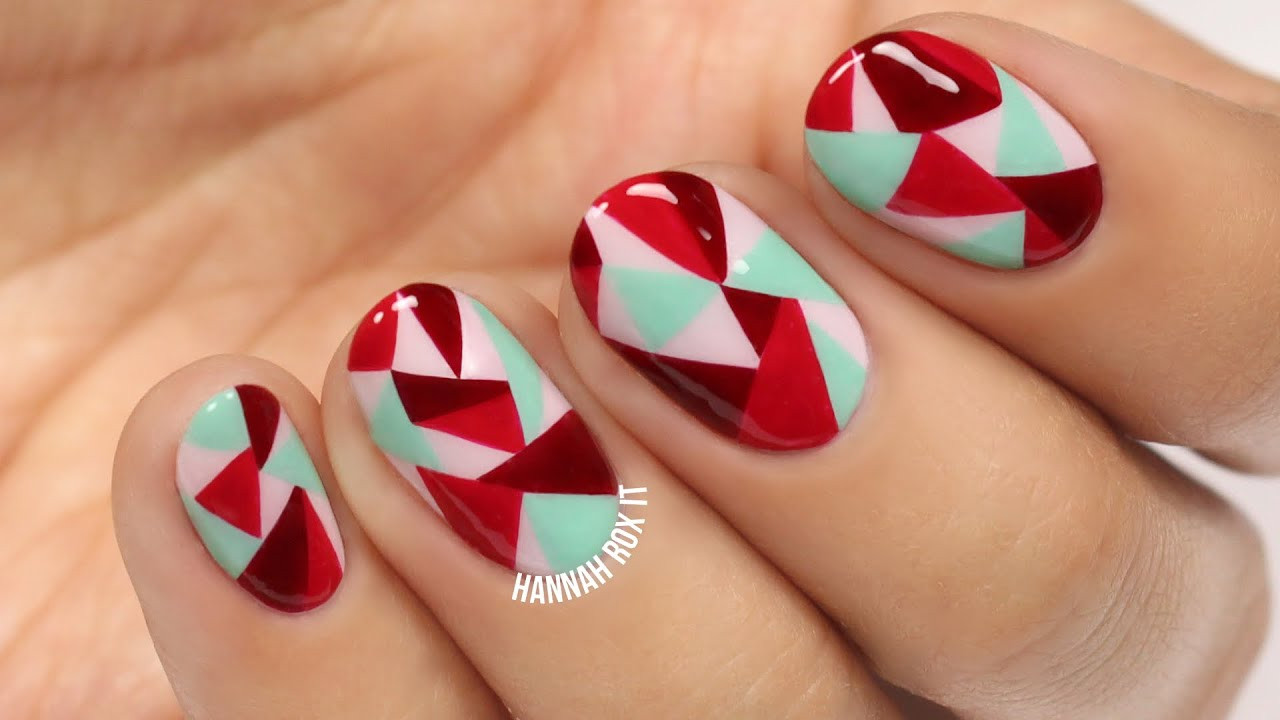 Nail Designs Pictures
 Abstract Geometric Nail Art