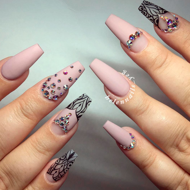 Nail Ideas Coffin
 Cool Сoffin Nails Design