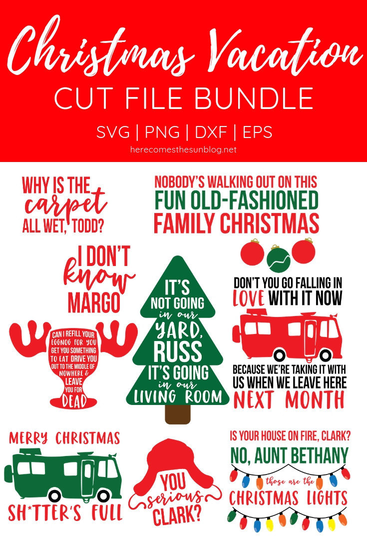 National.Lampoons Christmas Vacation Quotes
 Christmas Vacation Cut File Bundle