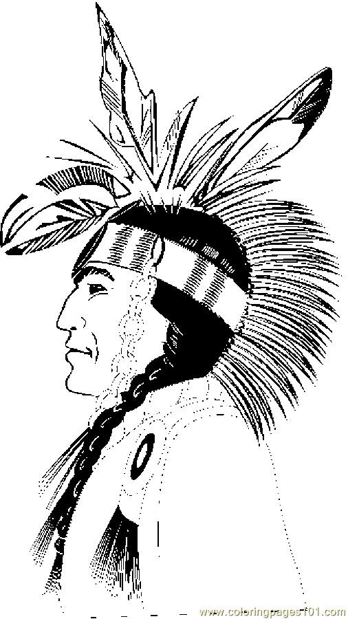 Native American Coloring Pages Printables
 Native American Faces Coloring Pages