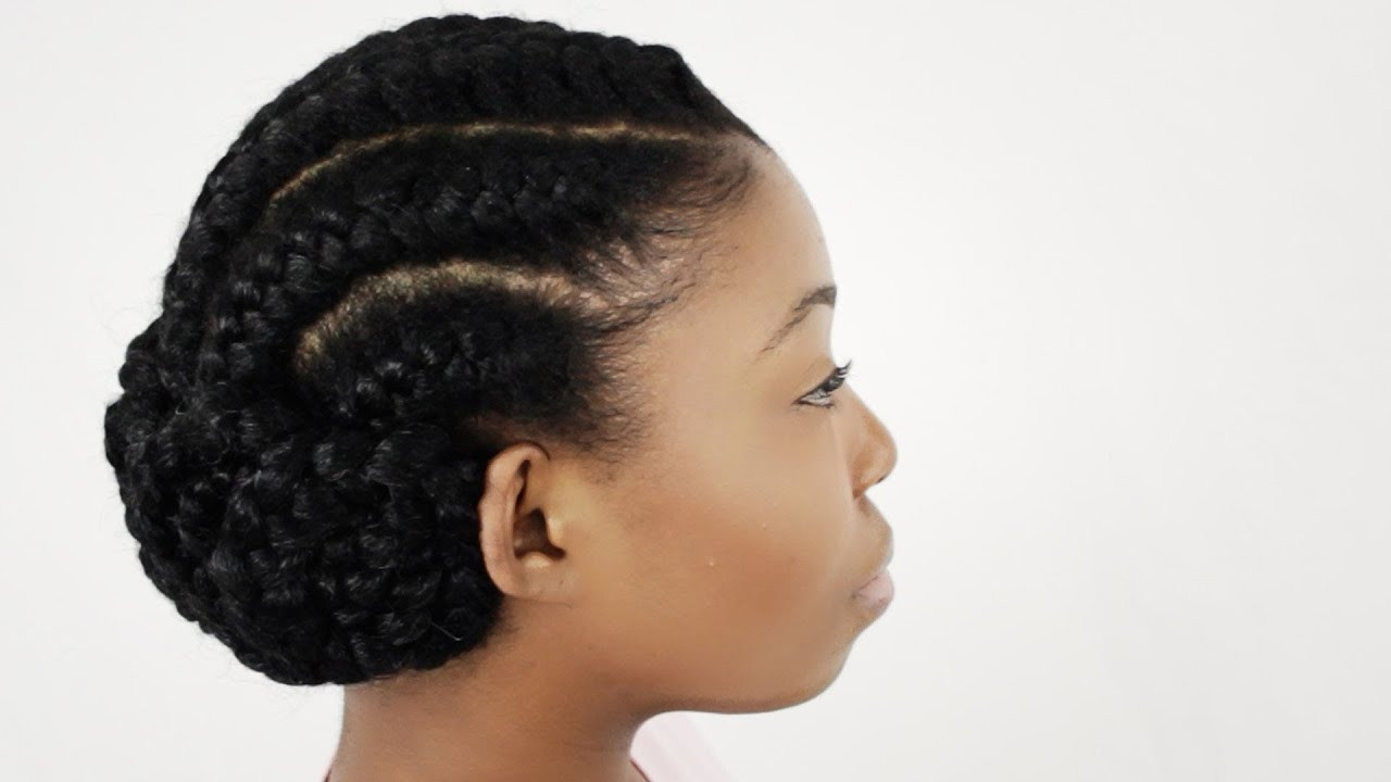 Natural Braided Hairstyles For Black Women
 Short Natural Hairstyles for Black Women Tutorial