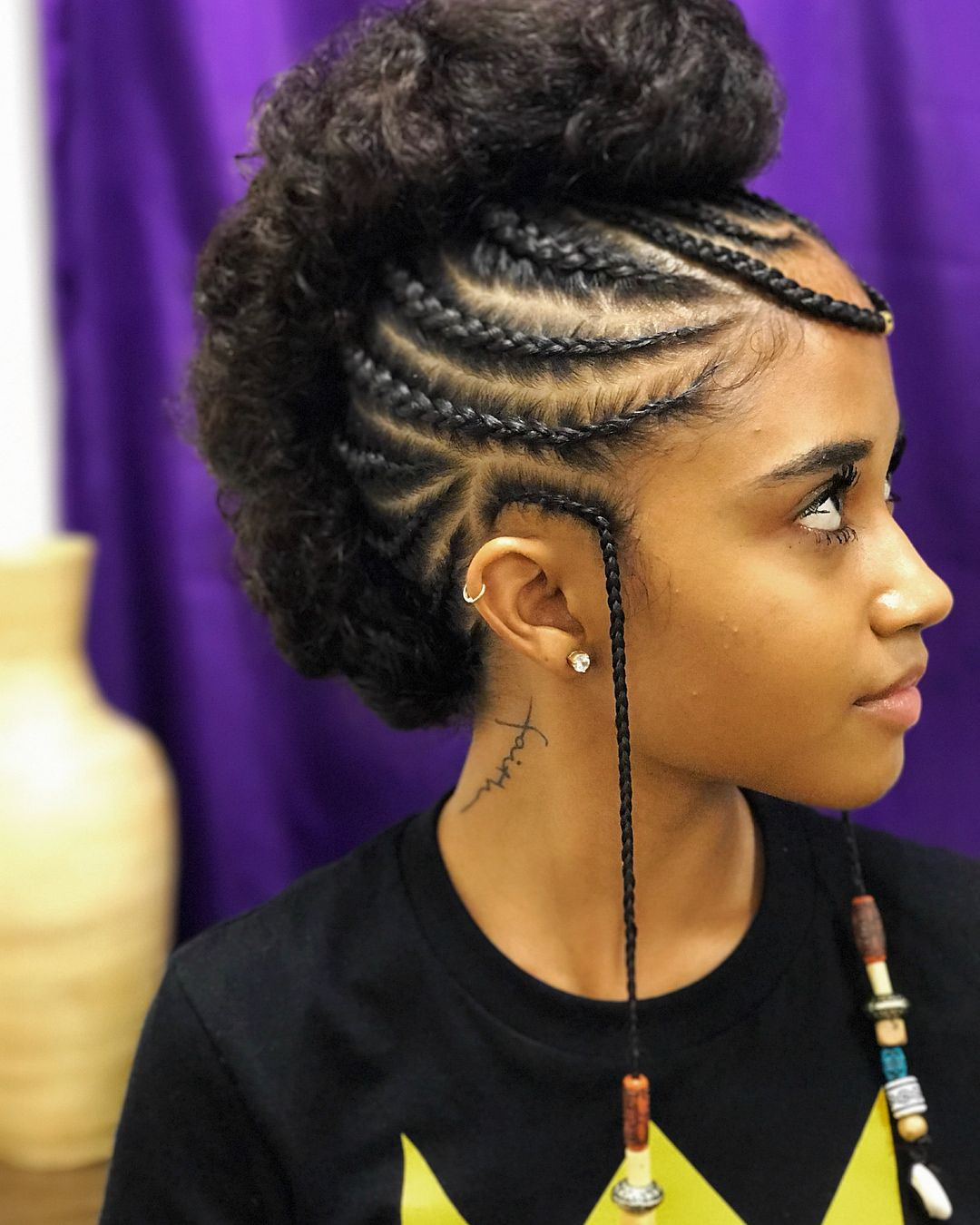 Natural Braided Hairstyles For Black Women
 Nona Simone iamnonasimone Braids Natural hair