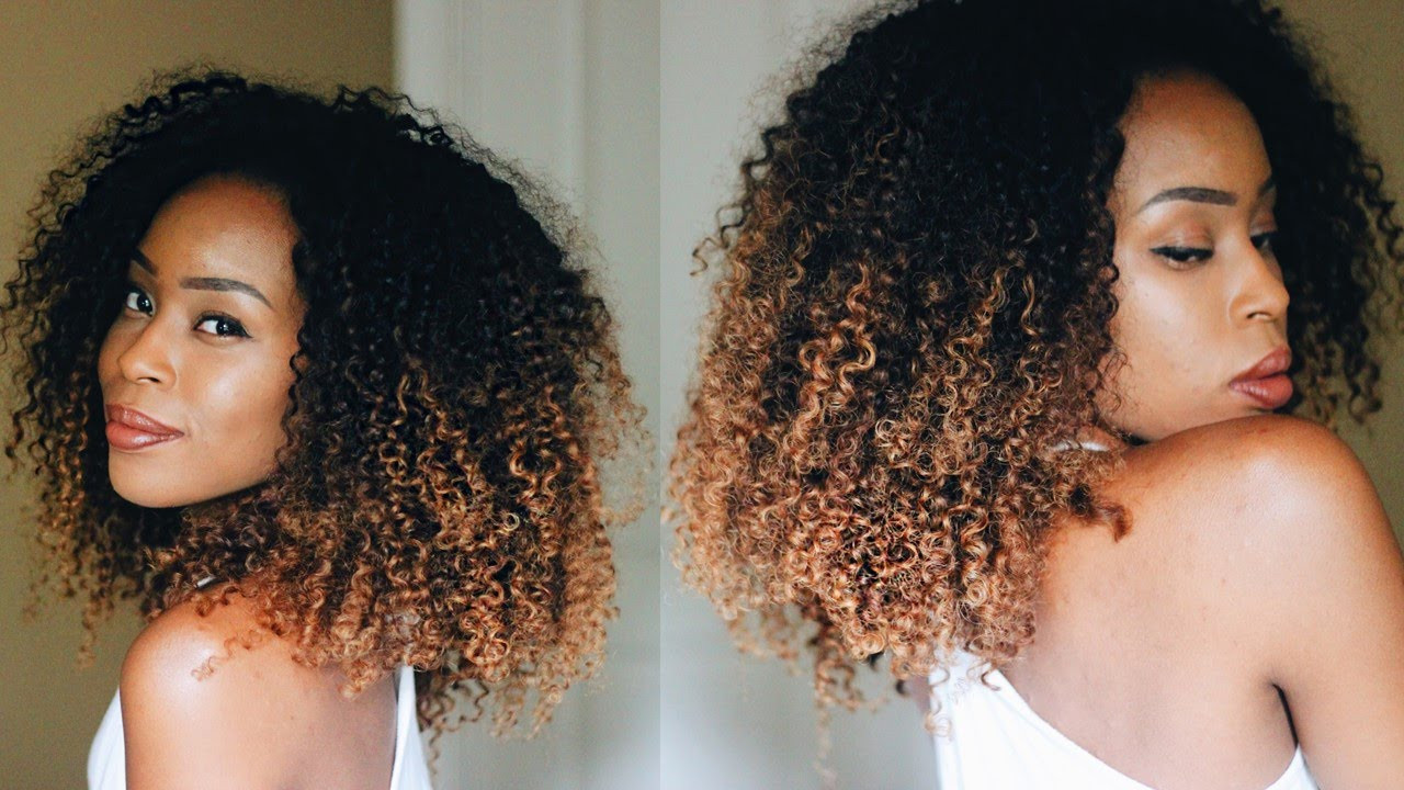 Natural Curly Weave Hairstyles
 The Most NATURAL LOOKING KINKY CURLY WEAVE