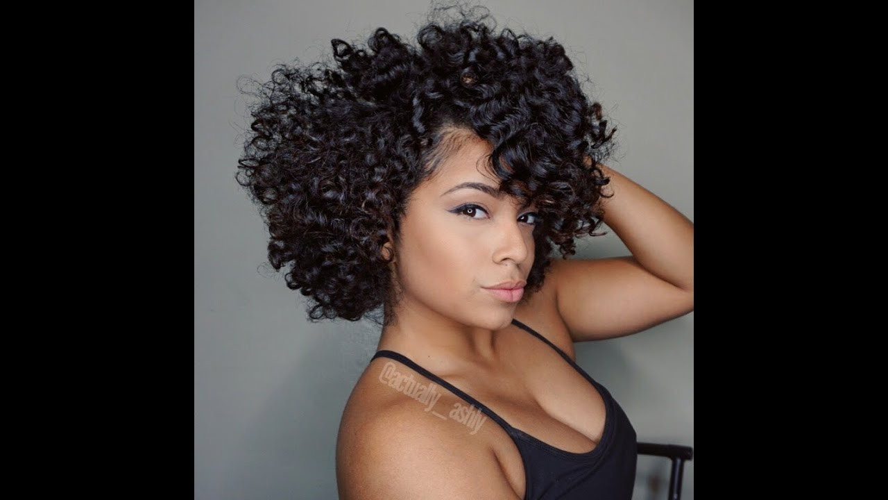 Natural Hairstyle
 Braid and Curl