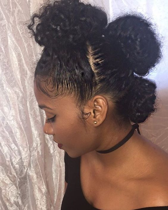 Natural Hairstyle
 African American Natural Hairstyles for Medium Length Hair
