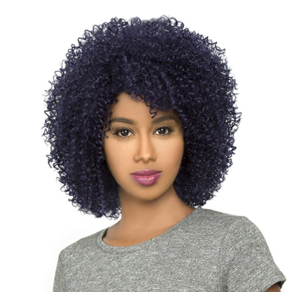 Natural Hairstyle Wigs
 HH AFRO JERRY THE WIG BRAZILIAN HUMAN NATURAL HAIR BLEND