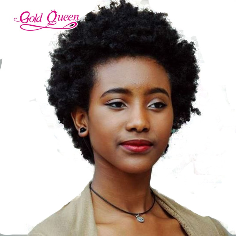 Natural Hairstyle Wigs
 natural afro hair wigs front lace brazilian short