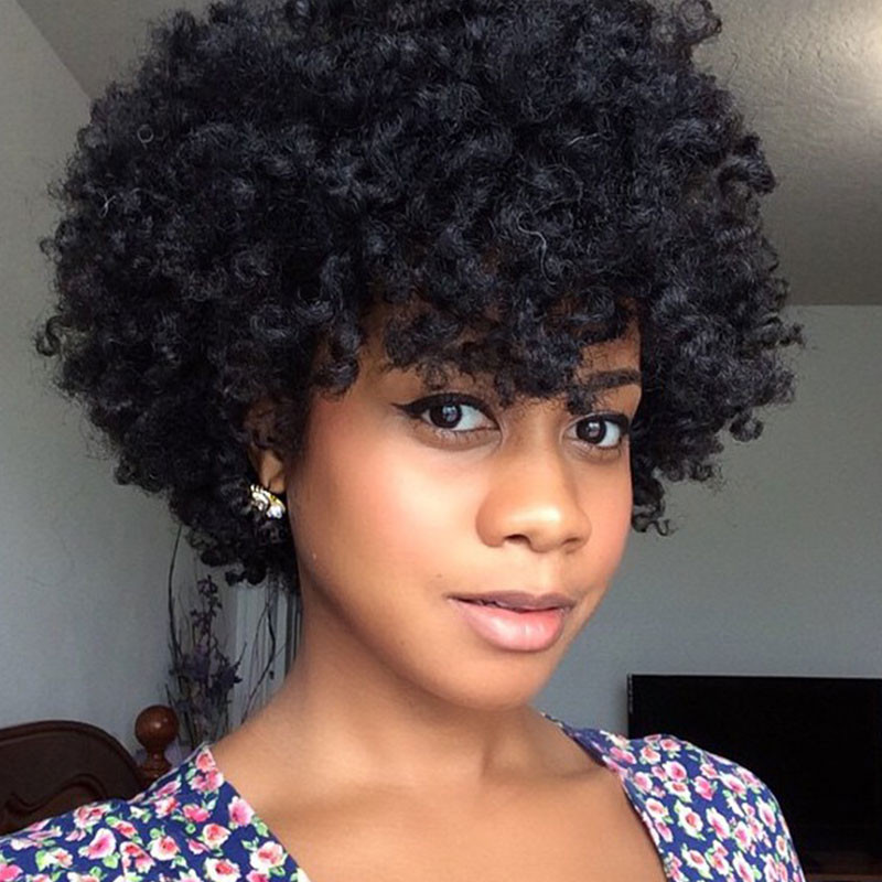 Natural Hairstyle Wigs
 Natural Afro Wig Kinky Curly Wigs For Black Women Best