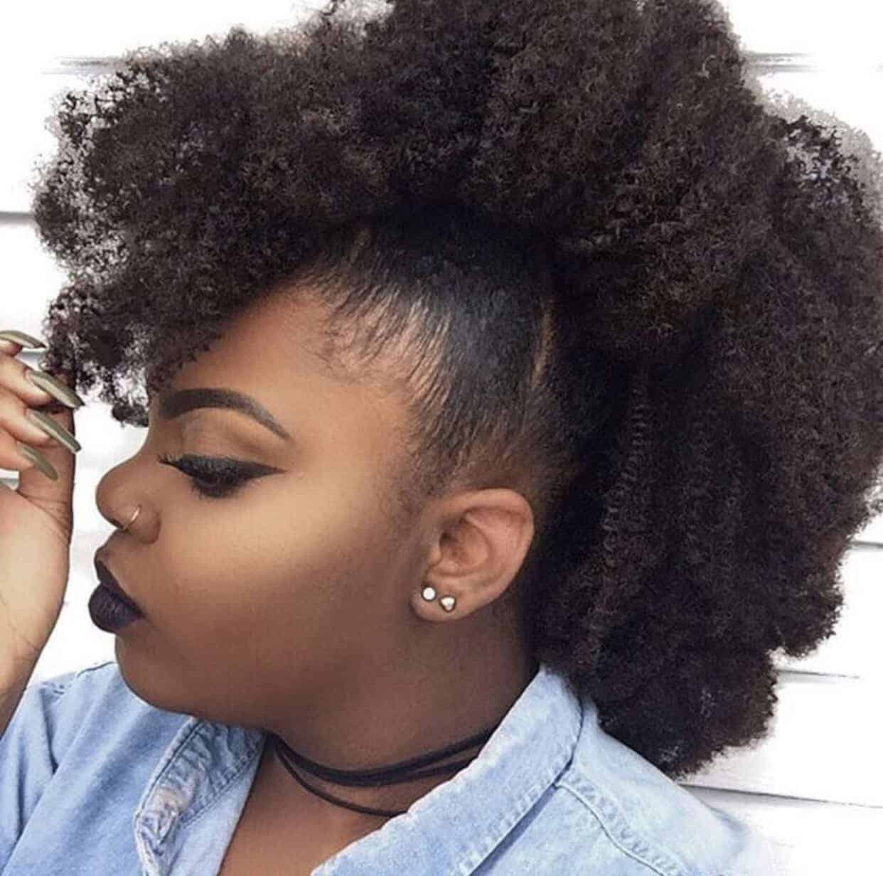 Natural Hairstyles For 4B Hair
 1 Afro Kinky Curly Hair Bundles NATURAL Weave 4C 4A 4B ️
