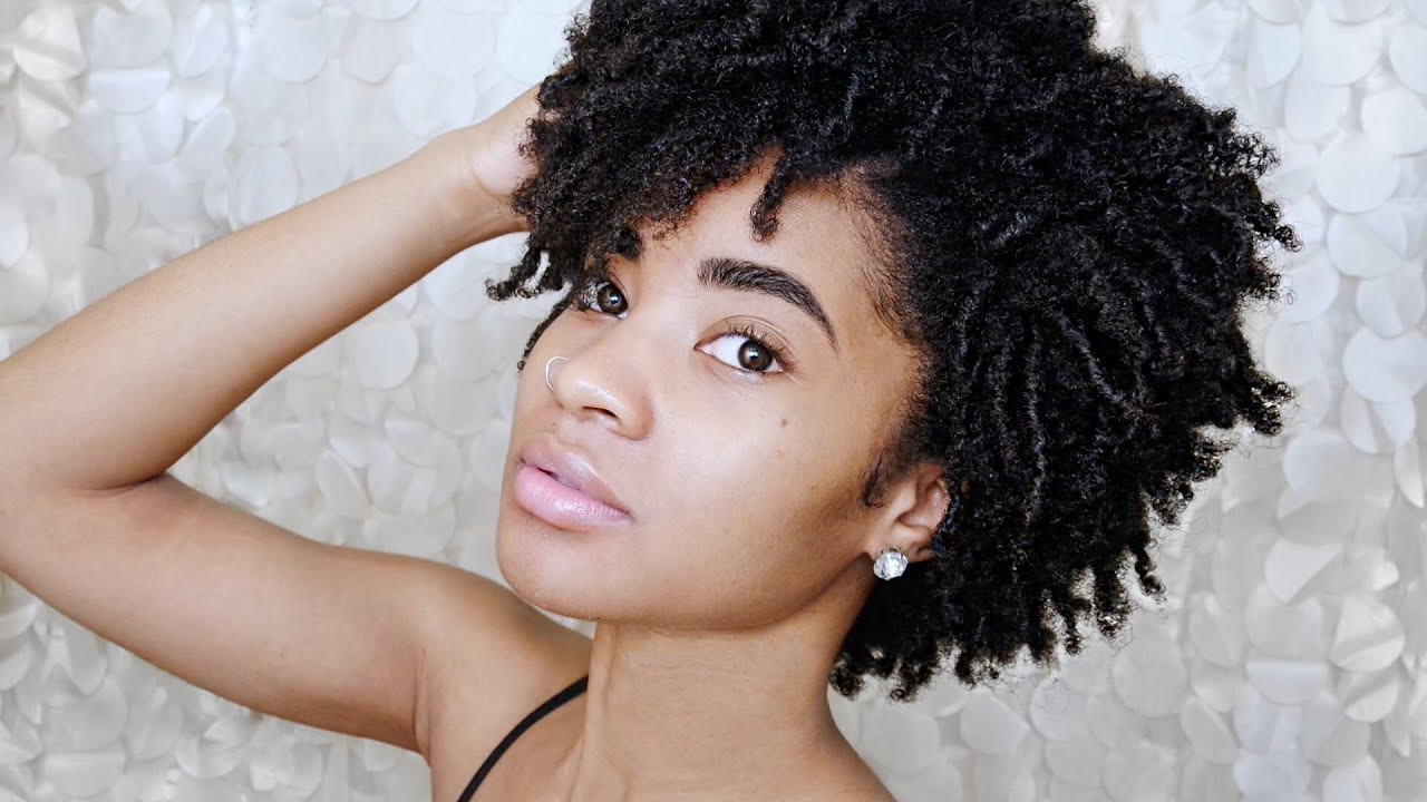 Natural Hairstyles For 4B Hair
 Wash and Go for 4b 4c Natural Hair