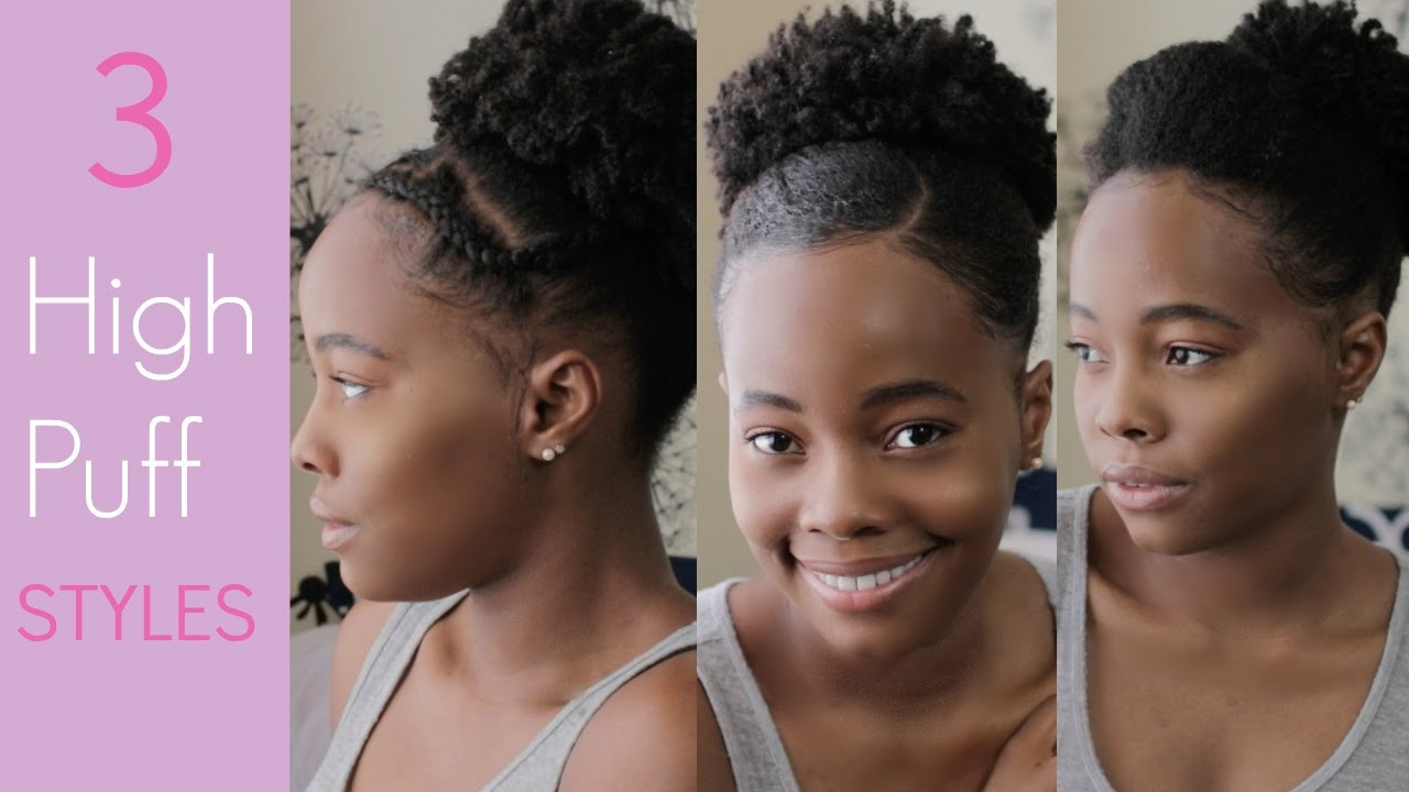 Natural Hairstyles Short 4C Hair
 Hairstyles for Short Natural Hair 3 Ways to Style a High