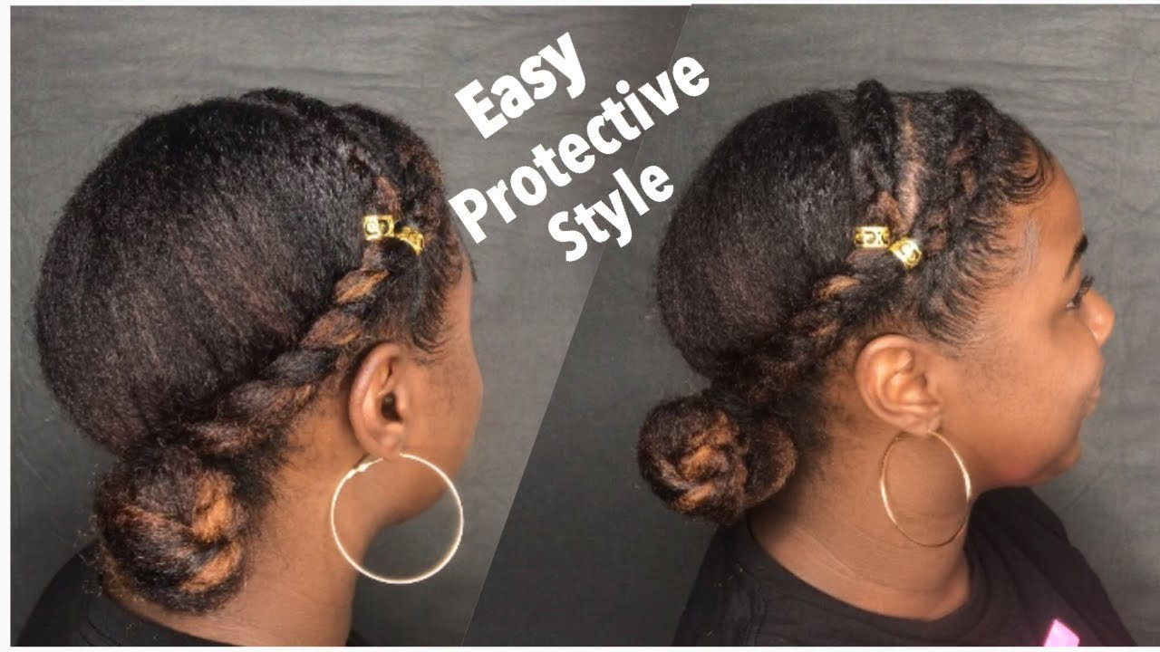 Natural Hairstyles Without Weave
 Easy Protective Style for Natural Hair Without Weave