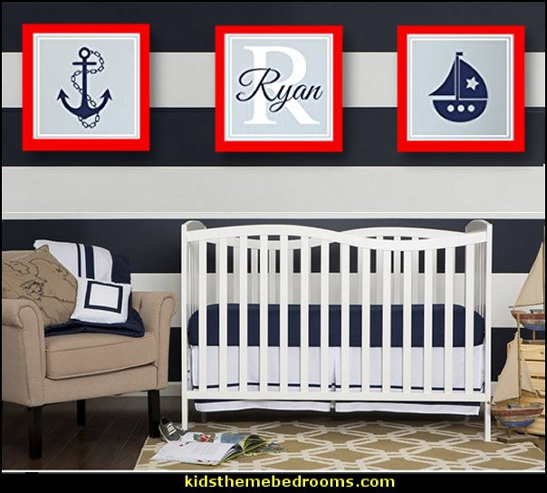 Nautical Baby Room Decorations
 Decorating theme bedrooms Maries Manor nautical