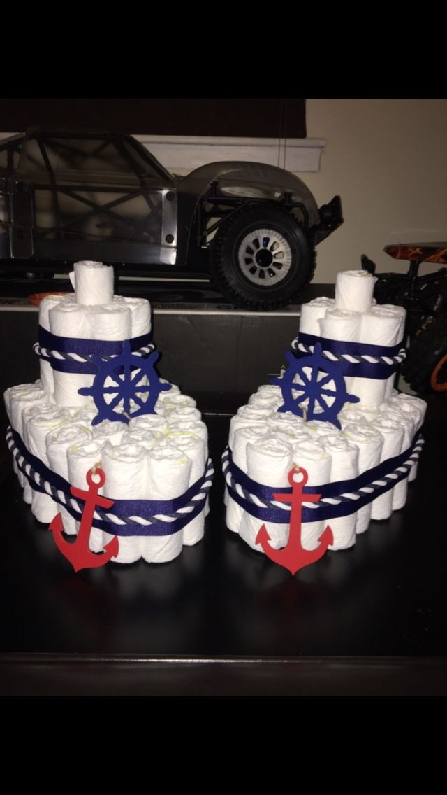 Nautical Baby Shower Gift Ideas
 Boat Diaper cake for Nautical Baby Shower