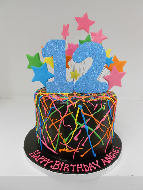Neon Birthday Cakes
 Neon Birthday cake 2381