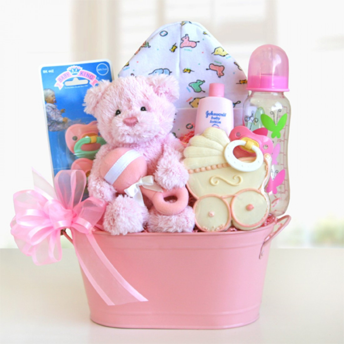 New Baby Girl Gift
 Cute Package New Baby Gift Baskets