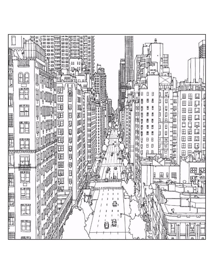 New Coloring Book For Adults
 Get the coloring page New York City