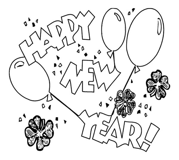 New Year Coloring Pages For Kids
 Free Printable New Years Coloring Pages For Kids