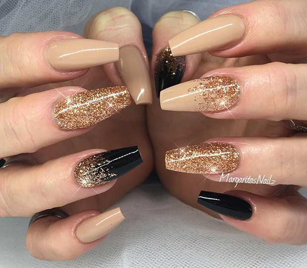 New Year Nail Ideas
 31 Snazzy New Year’s Eve Nail Designs crazyforus