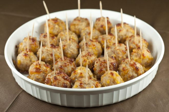 New Years Eve Side Dishes
 Sausage Cheese Balls