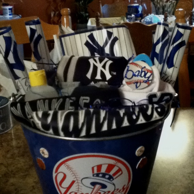 New York Baby Gifts
 18 best Yankee Baby Shower images on Pinterest