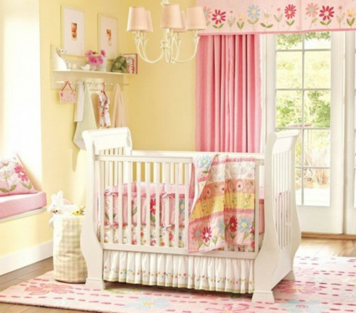 Newborn Baby Girl Room Decoration
 HABITACIÓN DE BEBÉ EN ROSA Y AMARILLO