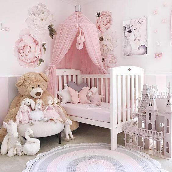 Newborn Baby Girl Room Decoration
 50 Inspiring Nursery Ideas for Your Baby Girl Cute
