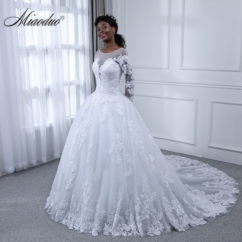 Nice Wedding Dresses
 Miaoduo Ball Gown Wedding Dresses 2018 Appliques Lace