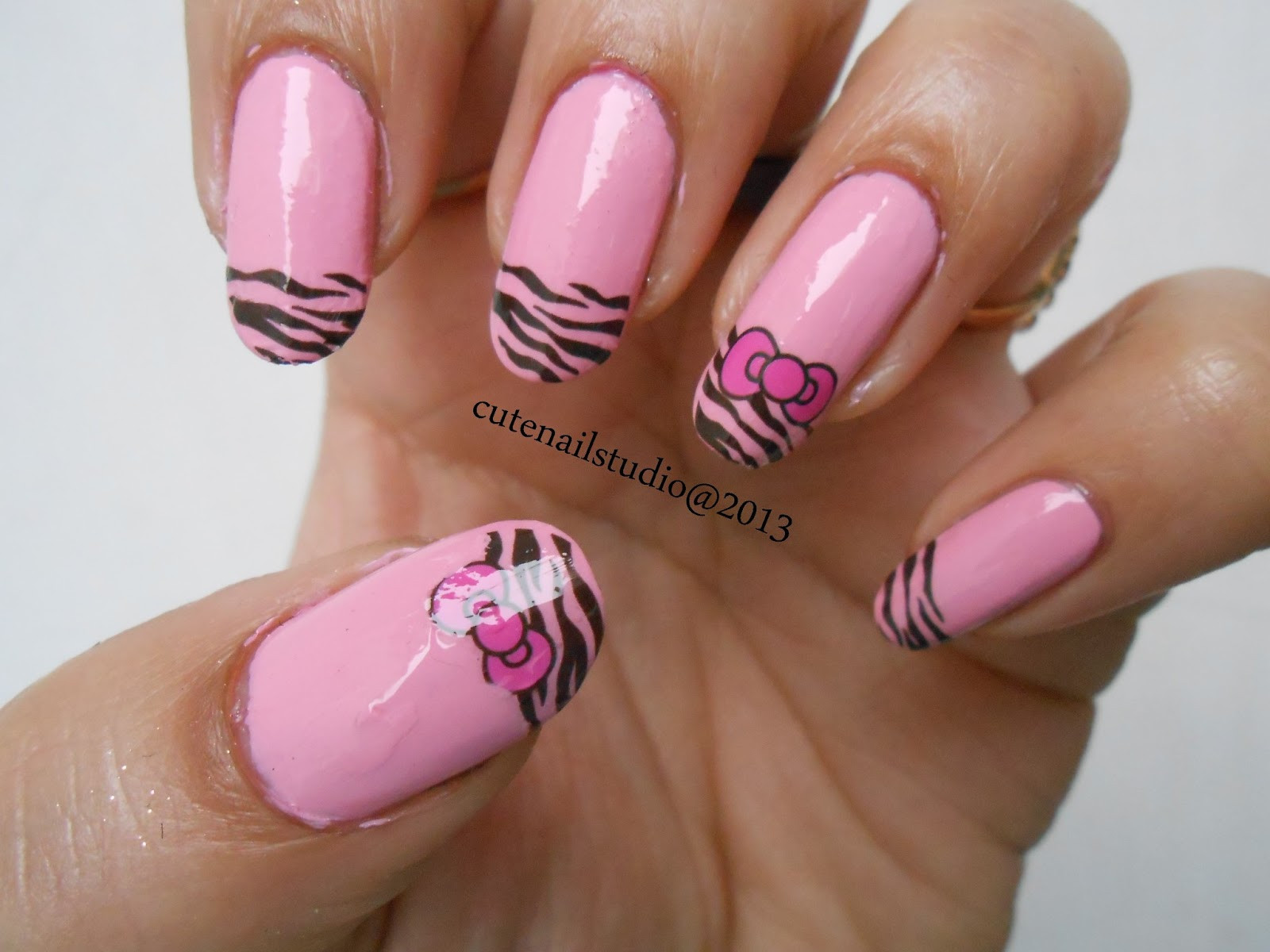 Nicki Minaj Nail Designs
 Cute nails OPI pink friday Nicki Minaj collection
