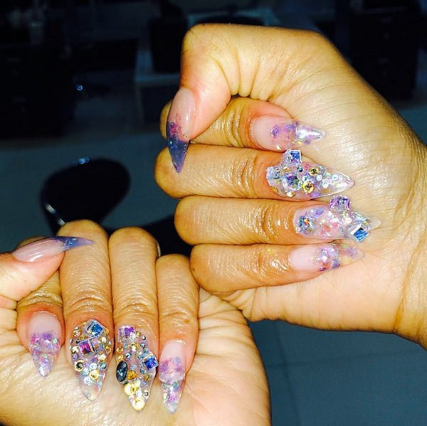 Nicki Minaj Nail Designs
 Nicki Minaj’s Nails Do You Love Loathe Her Bejeweled
