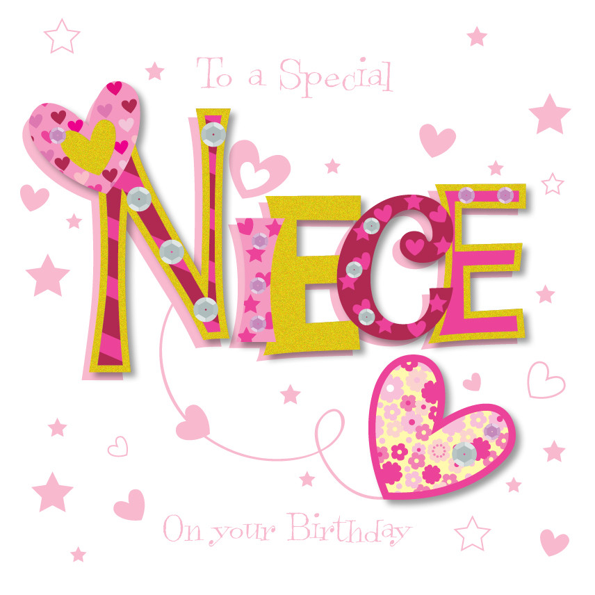 Niece Birthday Card
 Special Niece Happy Birthday Greeting Card By Talking