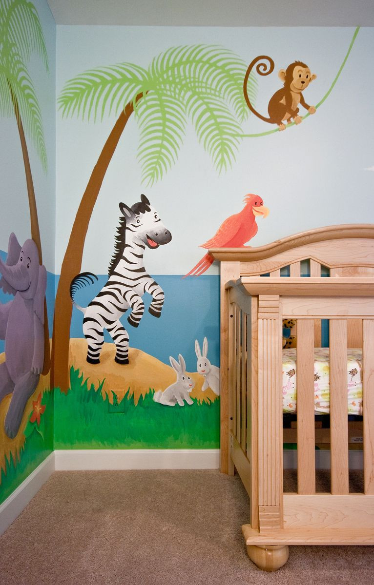 Noah Ark Baby Room Decor
 Baby Nursery Mural Noah s Ark