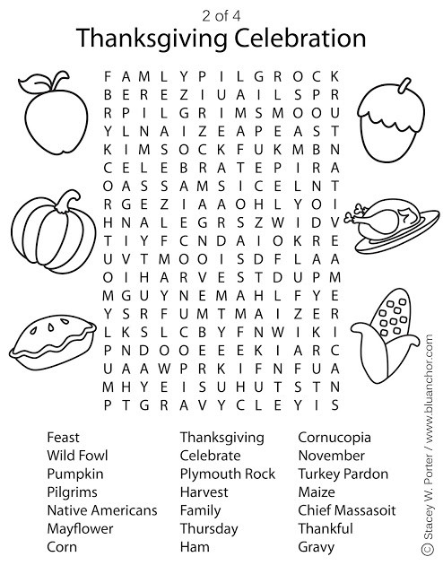 November Activities For Adults
 Thanksgiving Word Search Coloring Pages Printables