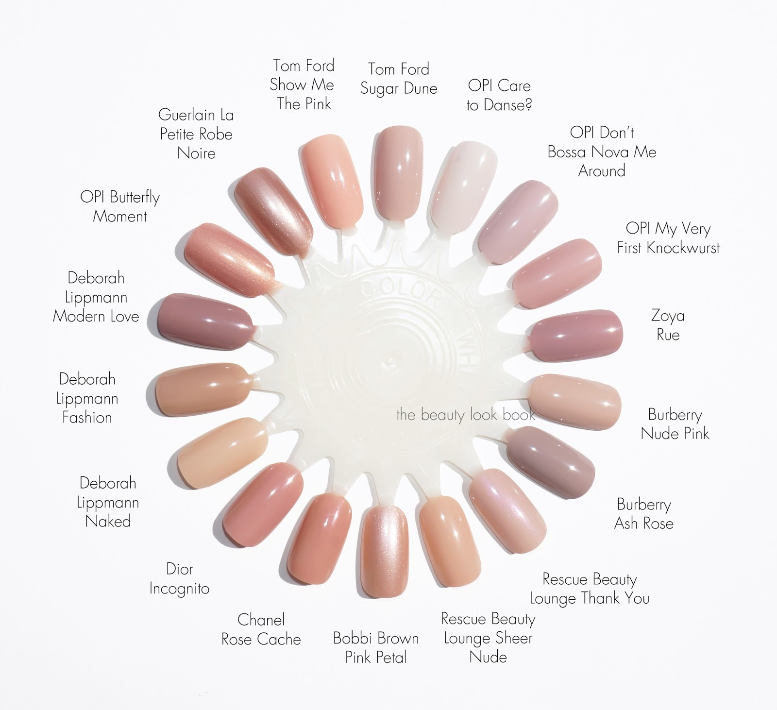 Nude Nail Colors
 Beauty Look Book Favorite Nude Pink Nail Polishes