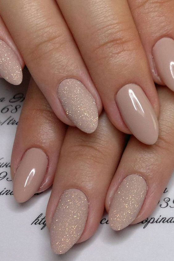 Nude Wedding Nails
 47 Wedding Nails For Bride Koees Blog