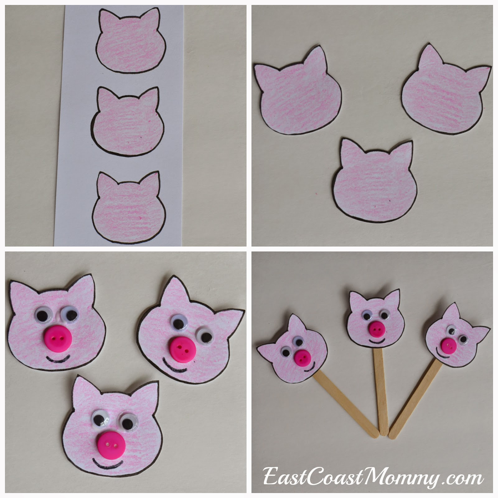 Number Crafts For Preschoolers
 East Coast Mommy Number Crafts Number THREE The